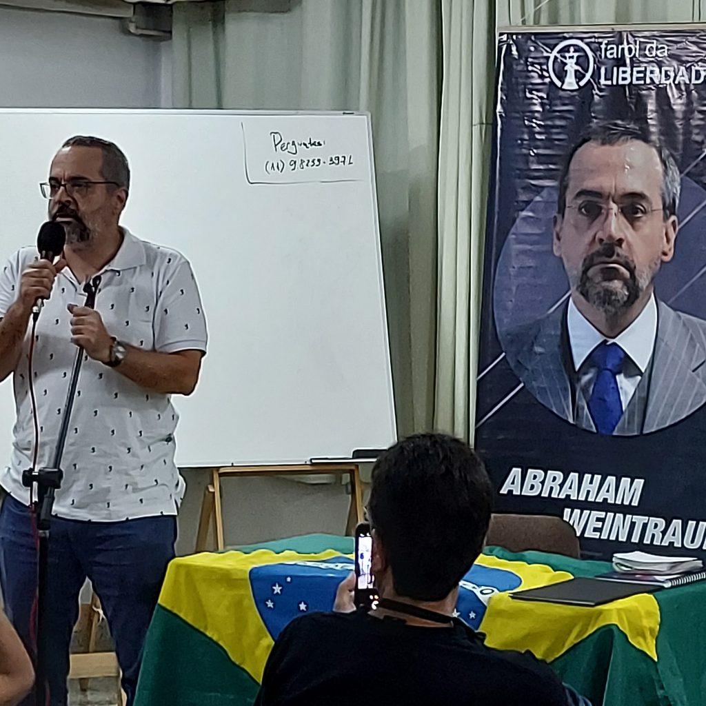 Abraham Weintraub no Congresso do Farol da Liberdade em Ribeirão Preto